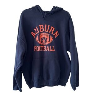 Auburn Football Navy Hoodie Size XL